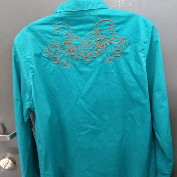 Women’s Wrangler Wrancher Shirt with Snap Buttons XL - Picture 3 of 6